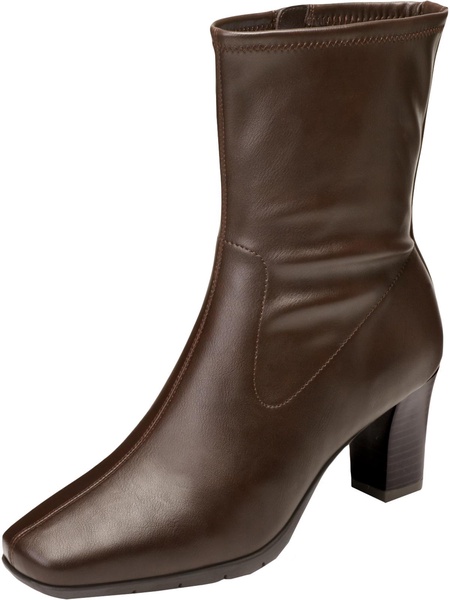 cinnamon womens faux leather comfort insole dress boots