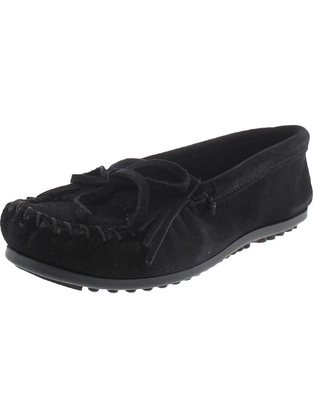 kilty womens suede moc toe moccasins