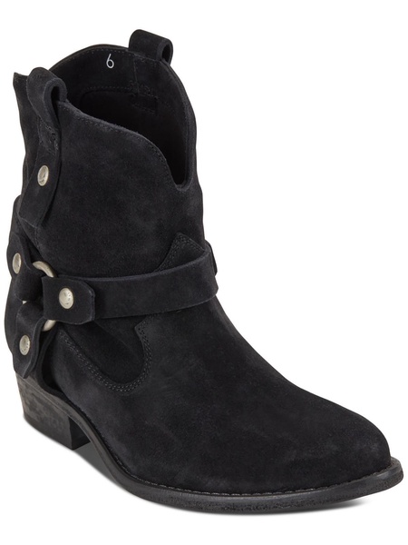 zain bootie womens suede harness booties