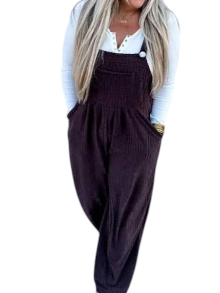 karli overalls in black