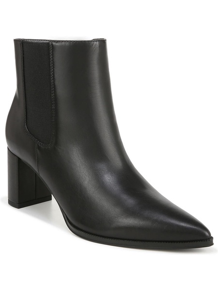 demmi womens leather heels booties