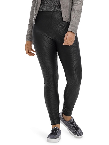 womens faux leather high rise leggings