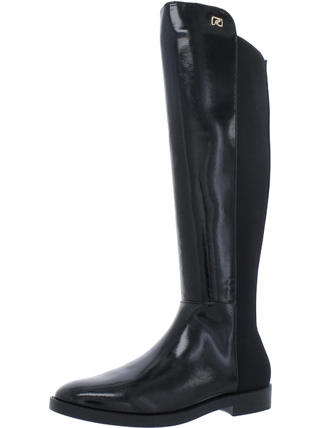 trapani womens faux leather tall knee-high boots