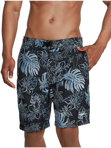 mens printed upf protection swim trunks