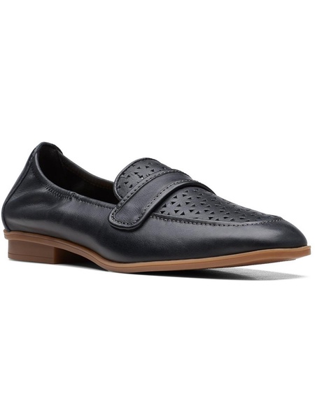 lyrical way womens leather slip-on loafers