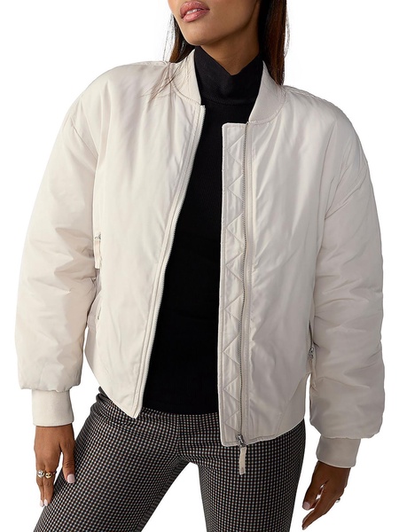 maro womens cold weather warm bomber jacket