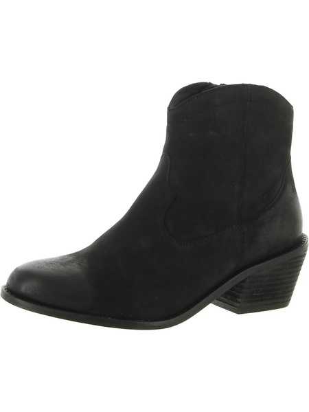 under the stars womens nubuck round toe ankle boots