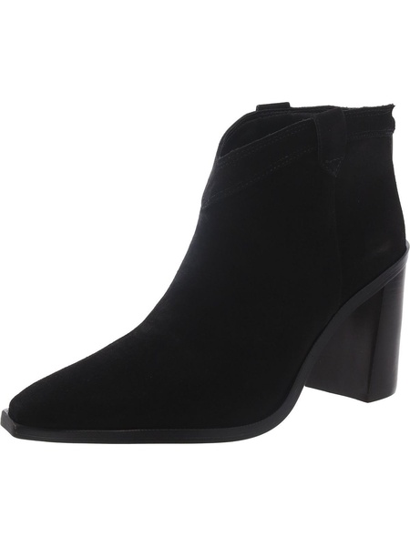 wellinda womens suede block heel ankle boots