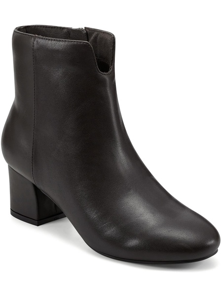 karen womens leather side zip ankle boots