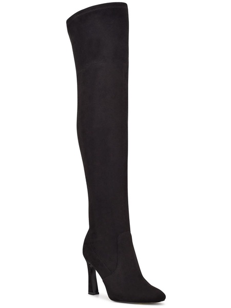 sizzle 2 womens pull on almond toe over-the-knee boots