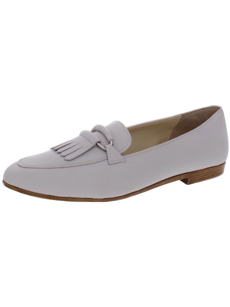 orio womens almond toe flat loafers