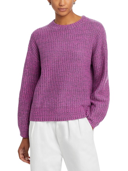 womens wool cashmere crewneck sweater