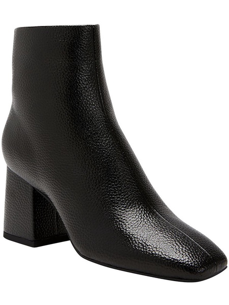 the geminni womens faux leather square toe booties