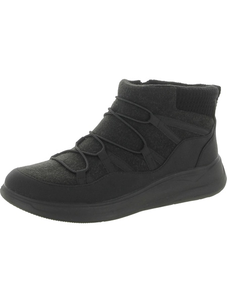 tahoe womens fleece ankle winter & snow boots