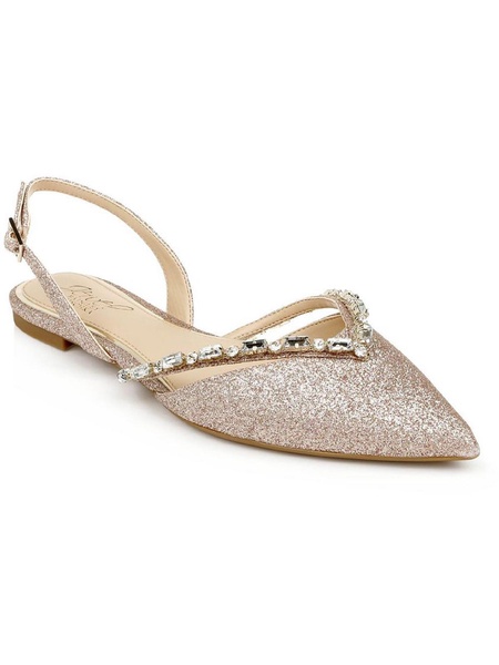 camden womens glitter embellished slingbacks