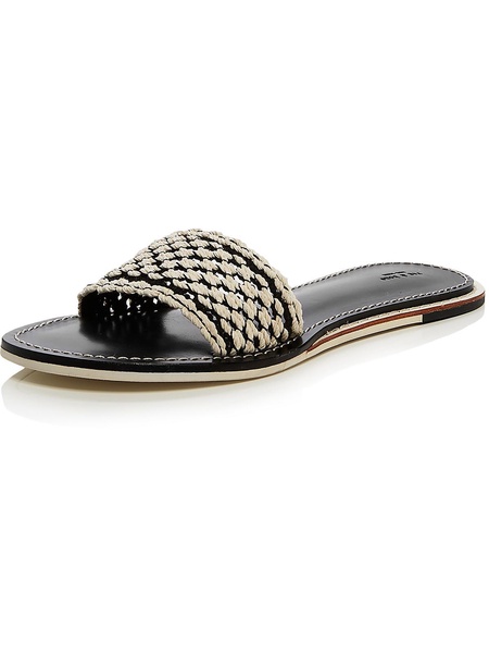 melrose womens knit cut out slide sandals