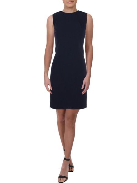 womens textured sleeveless wear to work dress