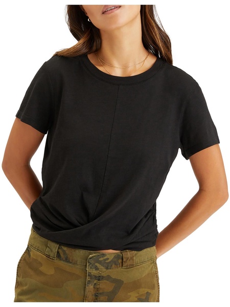 womens crewneck tee pullover top