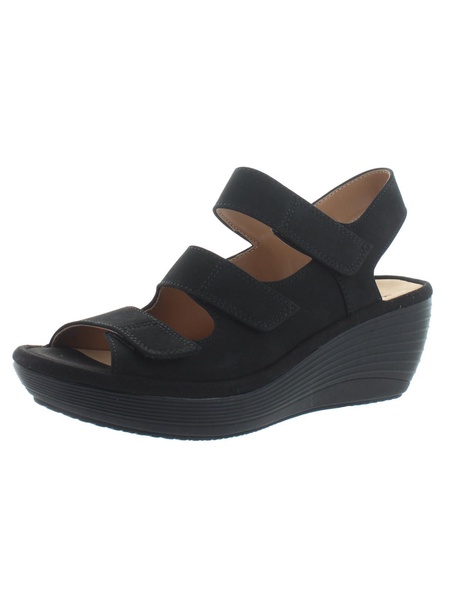 reedly juno womens nubuck platforms wedges