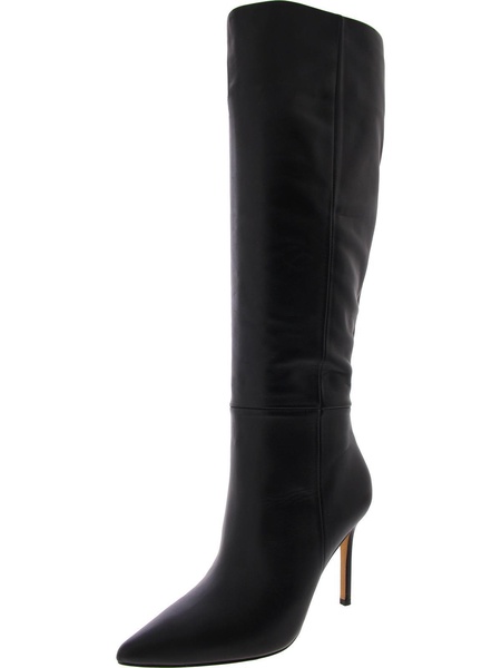 lisa womens suede heel knee-high boots