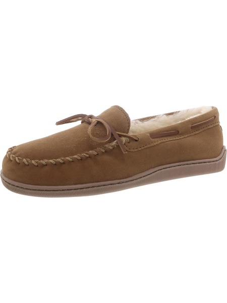 mens suede flat moccasins