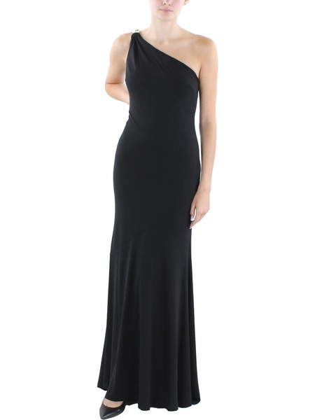 womens crepe chain detail evening dress