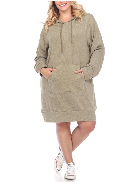 plus womens cozy comfy sweatshirt dress