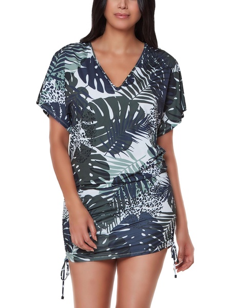 womens summer printed cover-up