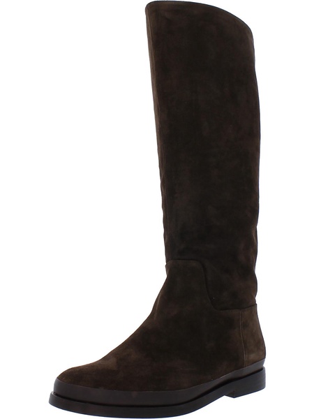 carleigh womens solid pull on knee-high boots