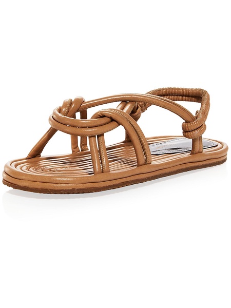 womens faux leather slingback sandals