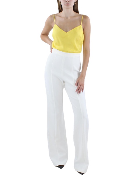 womens silk wide leg jumpsuit