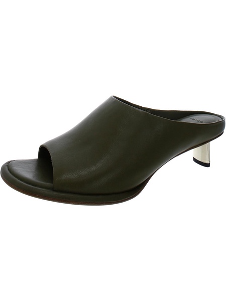 ezzy womens leather mule heels