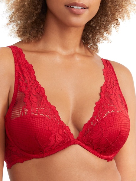 women's lace allure plunge bra