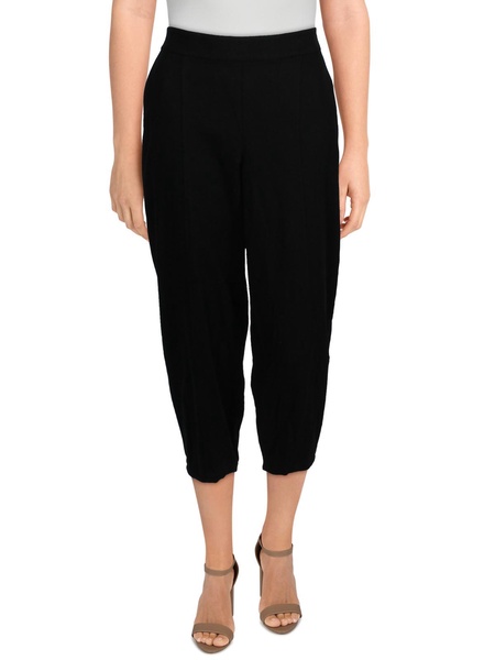 petites womens wool lantern ankle pants