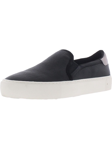 cahlvan womens leather slip on fashion sneakers