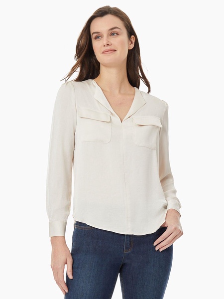 simplified utility blouse