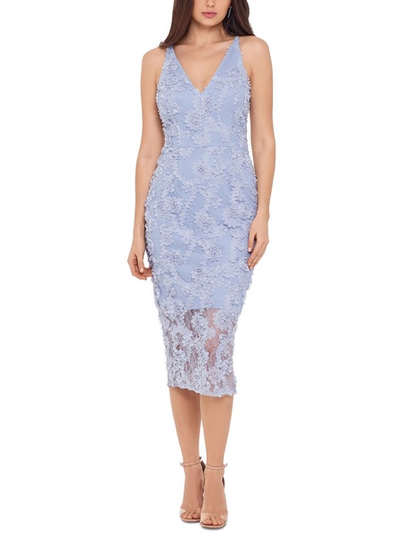 womens lace midi sheath dress