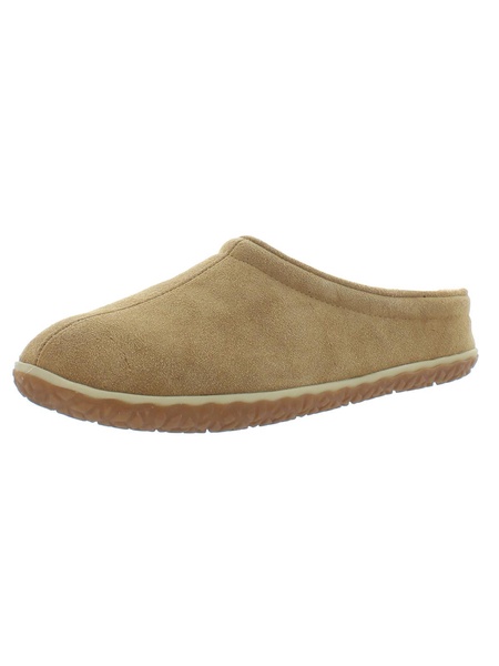 taylor mens suede slip on clog slippers