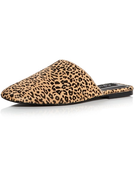 bae womens cow hair slip-on mules