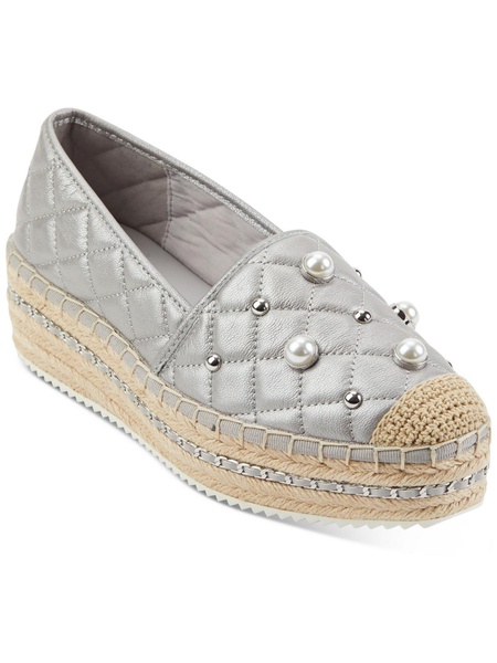 diya  womens leather slip on espadrilles