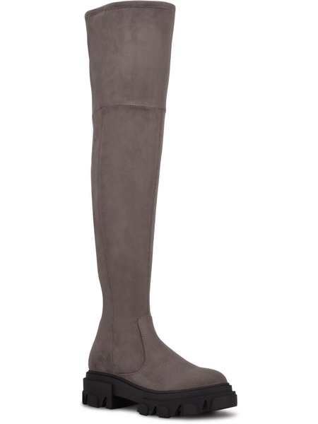 cellie womens faux suede tall over-the-knee boots