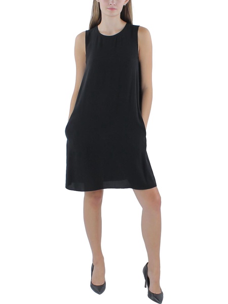 womens silk shift dress