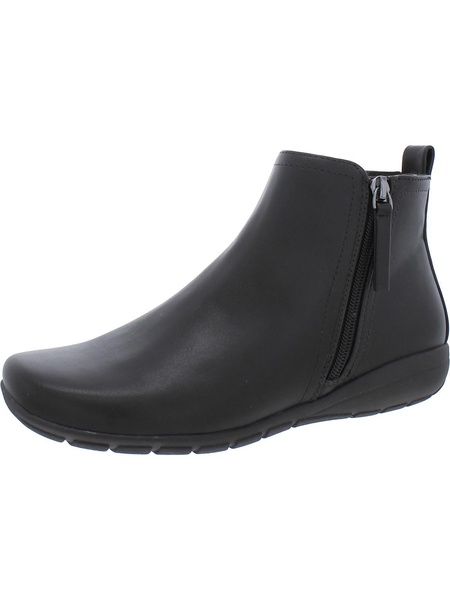 womens faux leather ankle booties