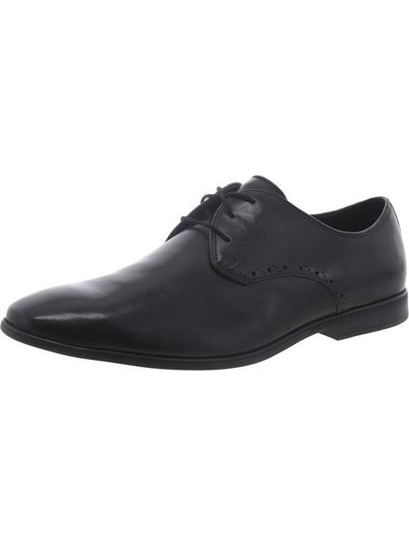 bicton low mens leather lace-up derby shoes