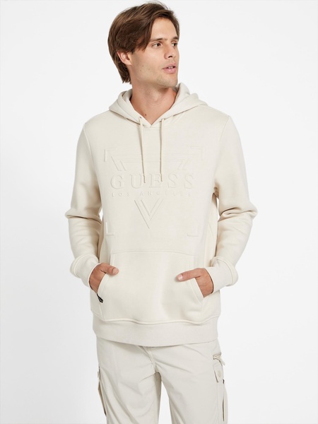 rene embossed hoodie