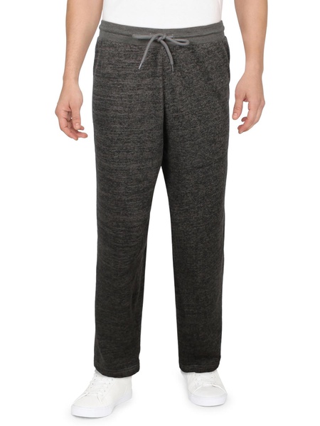 mens knit fleece jogger pants