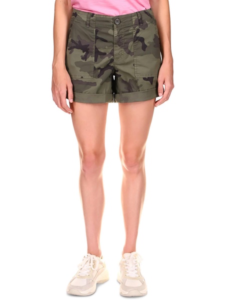 womens camouflage mini cargo shorts