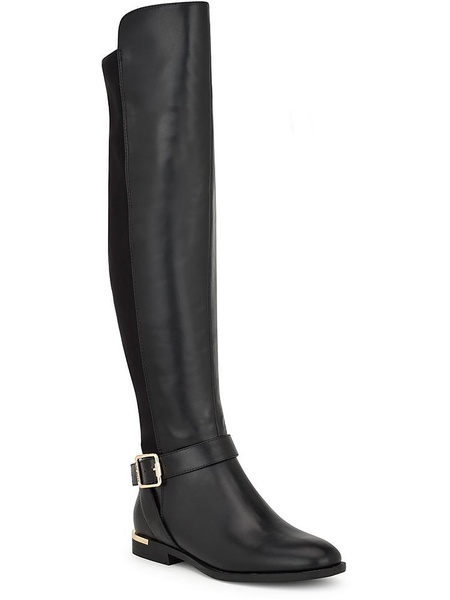 womens faux leather tall over-the-knee boots