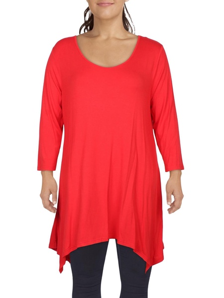 plus makayla womens flowy flattering tunic top