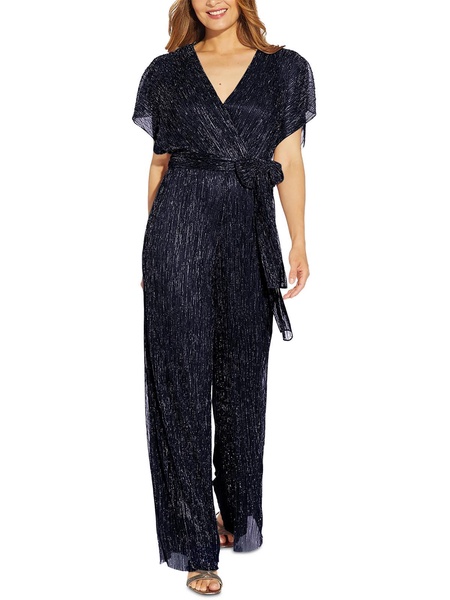 womens mesh metallic jumpsuit